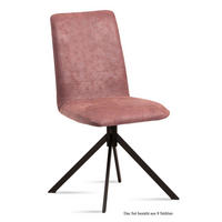 ESSZIMMERSTUHL (8er-Set) Dredi 47x92x60 Schwarz/Rosewood - Dunkelrosa/Schwarz, Kunststoff (60/92/47cm) - 58aufmkessel