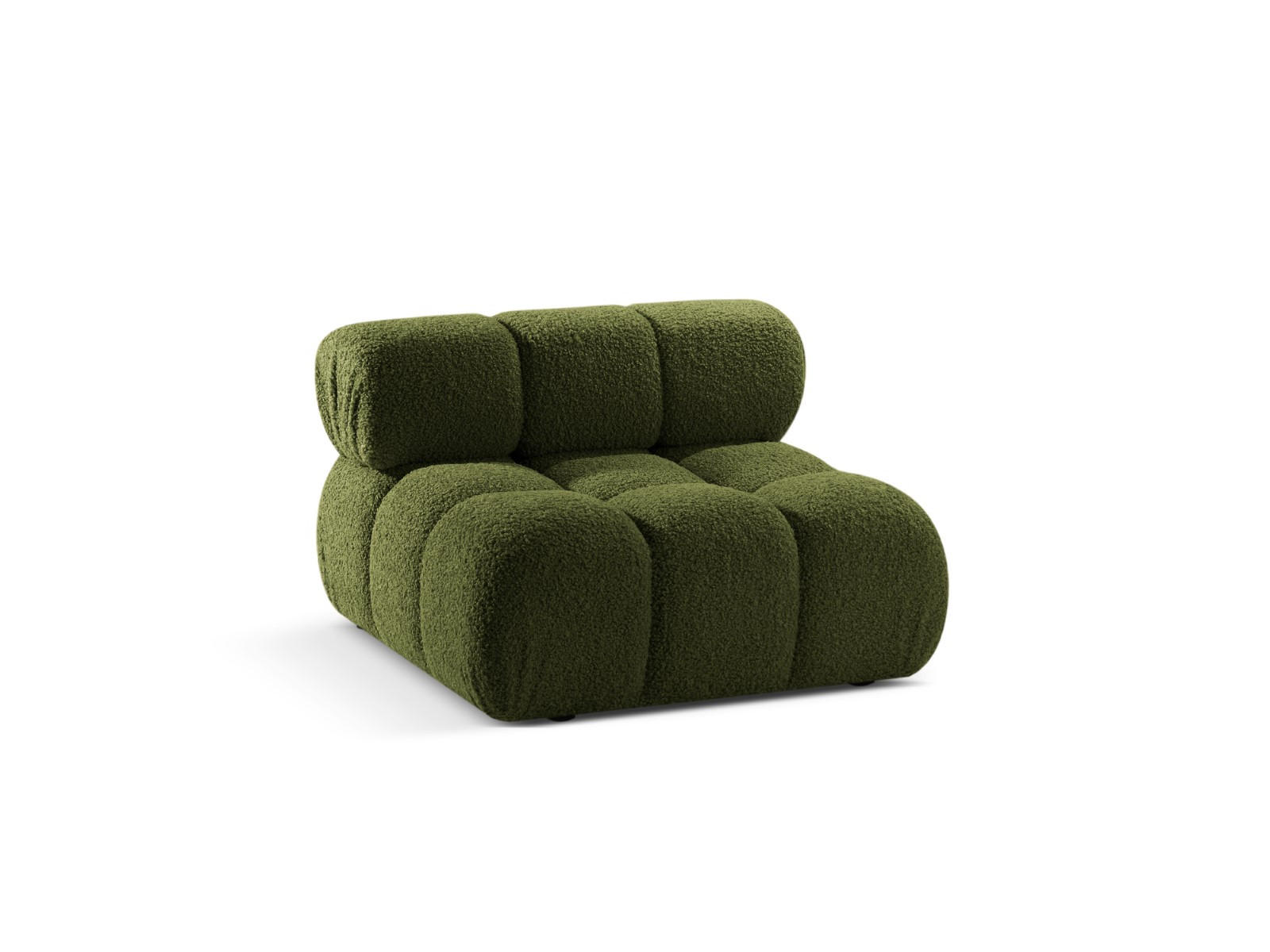 MODUL Bellis aus Boucle grün - Grün, Textil (94/70/94cm) - Micadoni