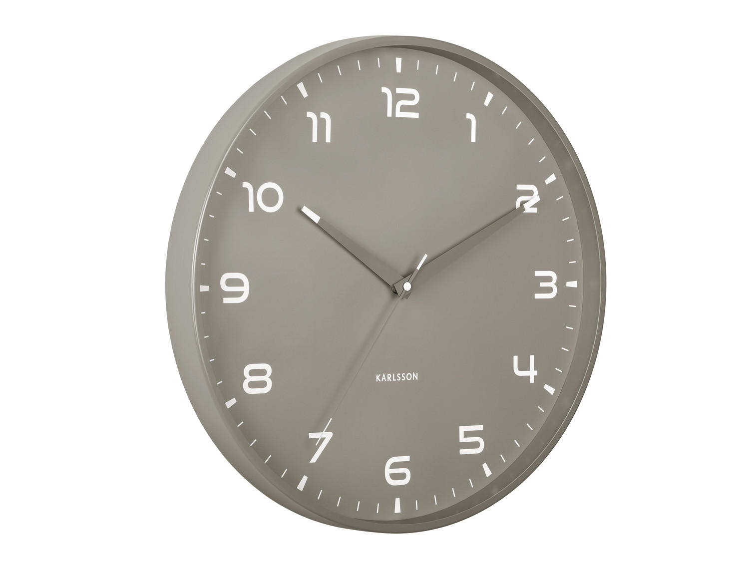 Karlsson Wanduhr Grau 40x4.3x40 cm