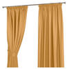 VERDUNKELUNGSVORHÄNGE Fischgrät mit Thermo-Funktion, Kräuselband 117/182 cm - Currygelb, Textil (117/182cm) - Homescapes