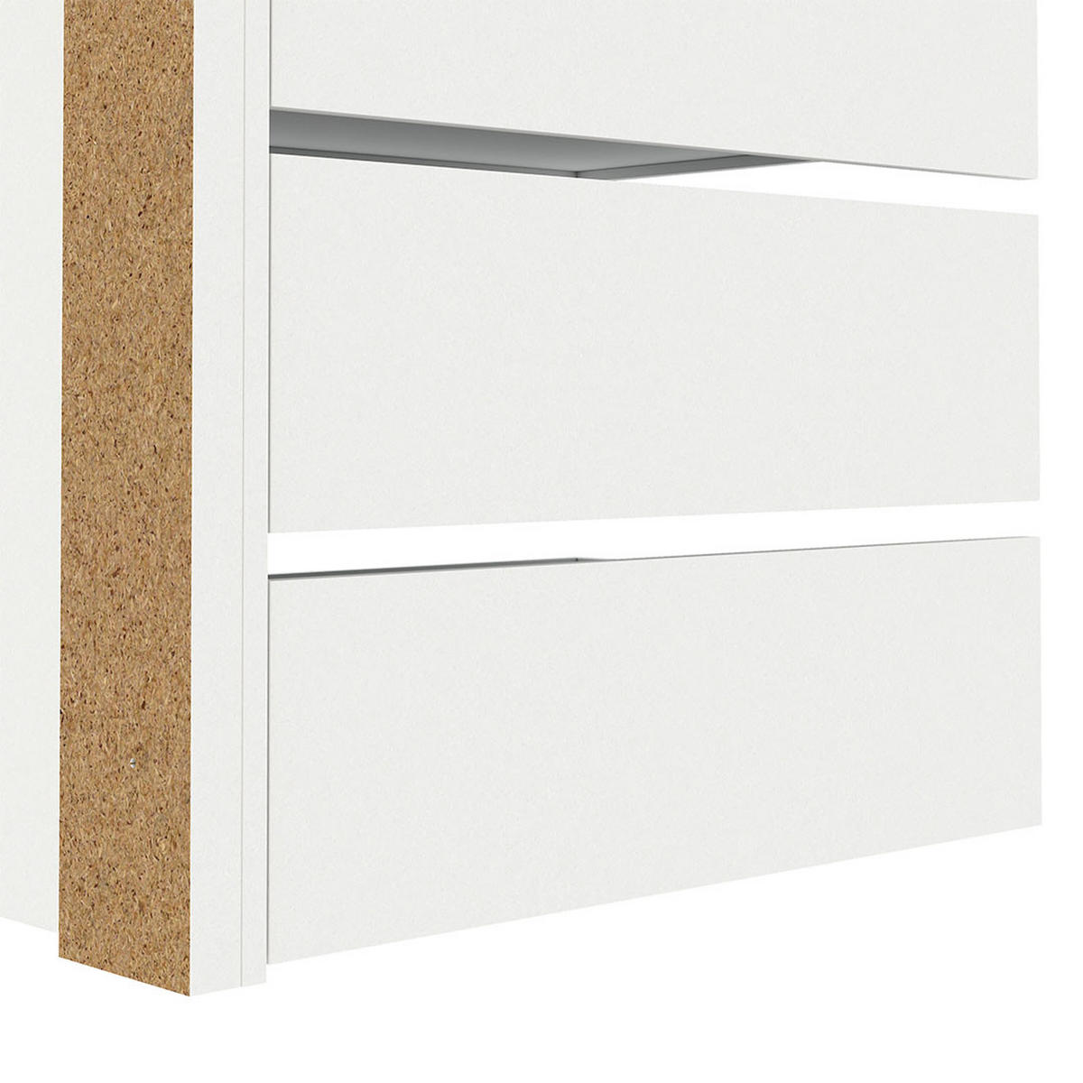 SCHUBLADENEINSATZ, Catania, Weiß, Holzwerkstoff, 70 x 55 x 72 cm - Weiß, Holzwerkstoff (70/72/55cm) - ebuy24