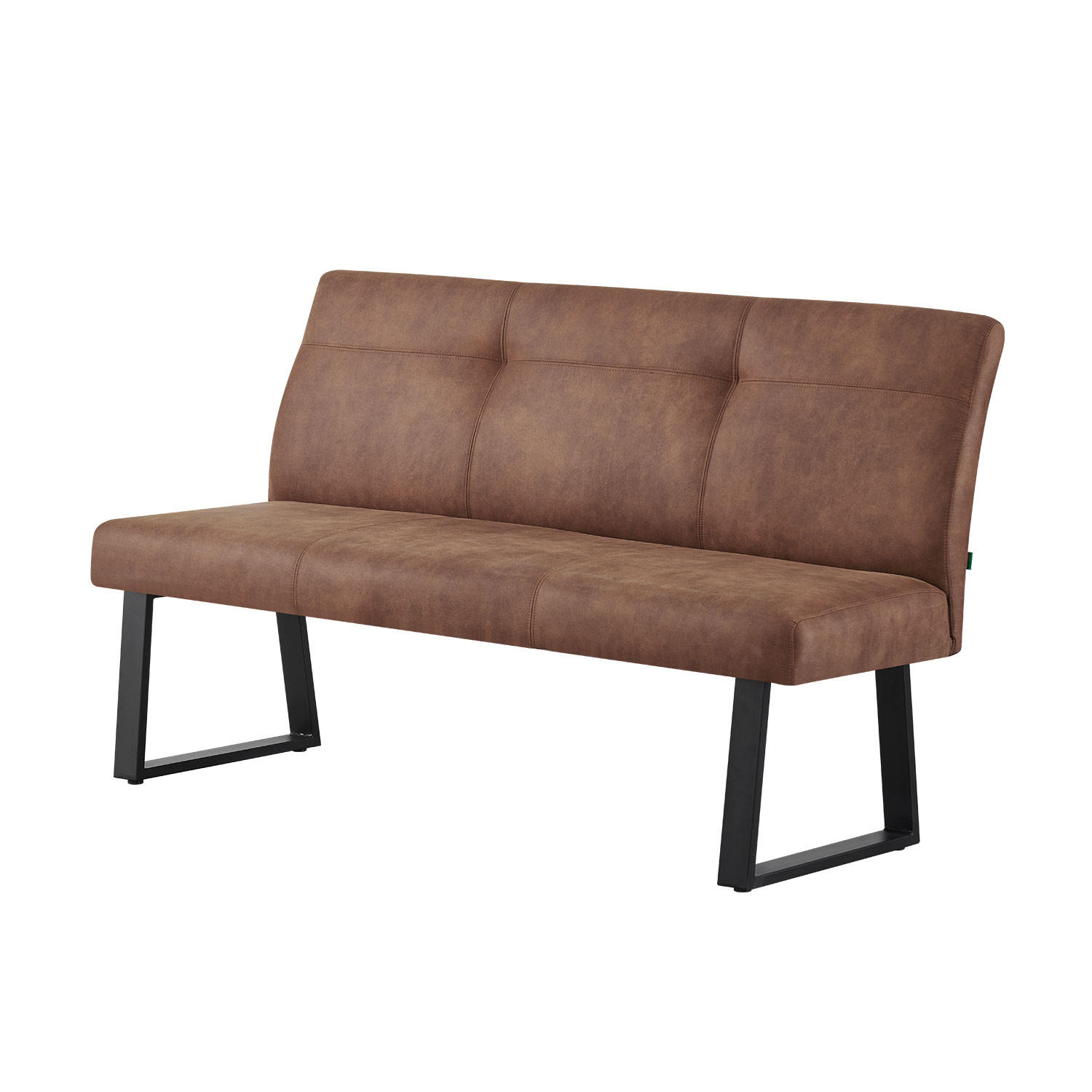 SITZBANK JOY - Braun, Metall (160/89/65cm) - DUBI Möbel