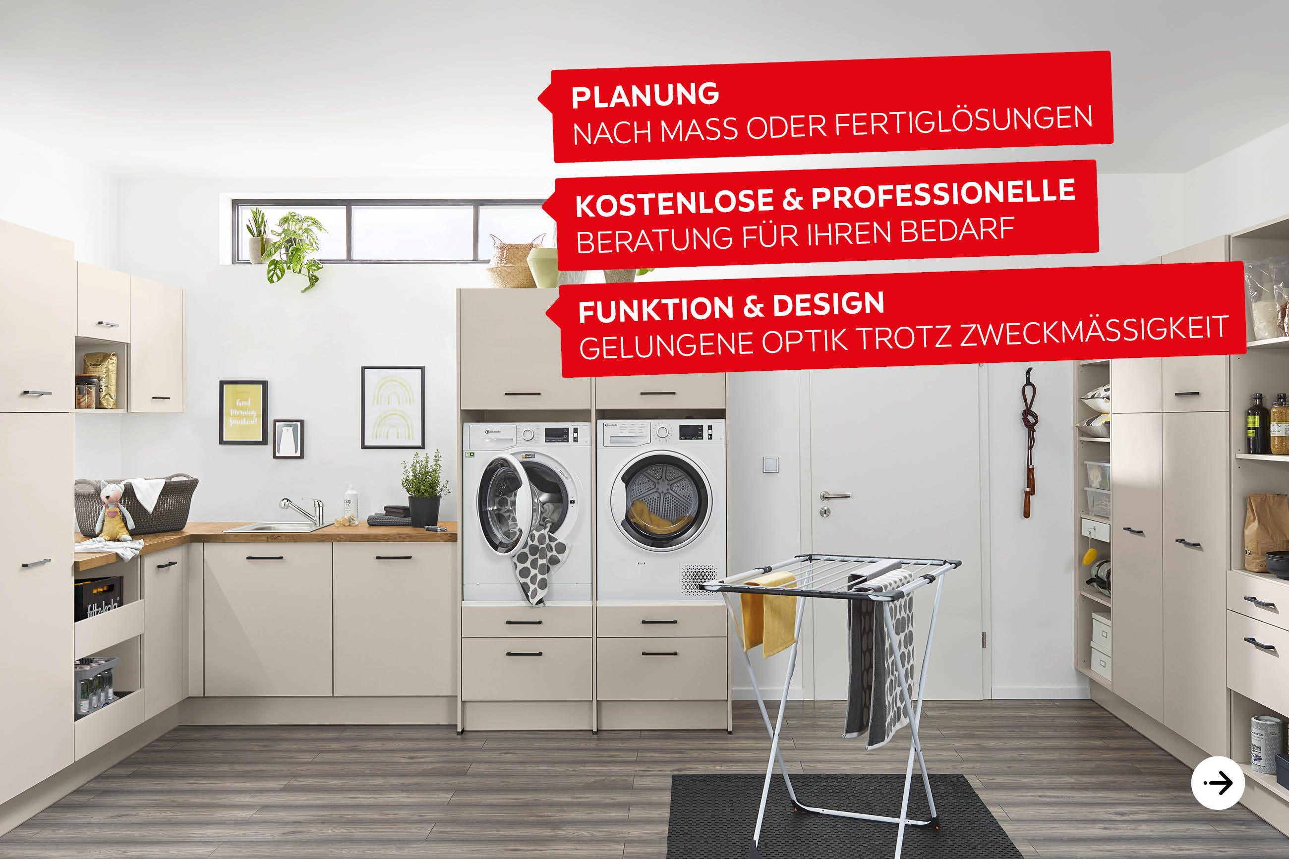Planung nach Maß oder Fertiglösungen, Kostenlose und Professionelle Beratung Für Ihren Bedarf und Funktion und Design gelungene Optik trotz Zweckmäßigkeit