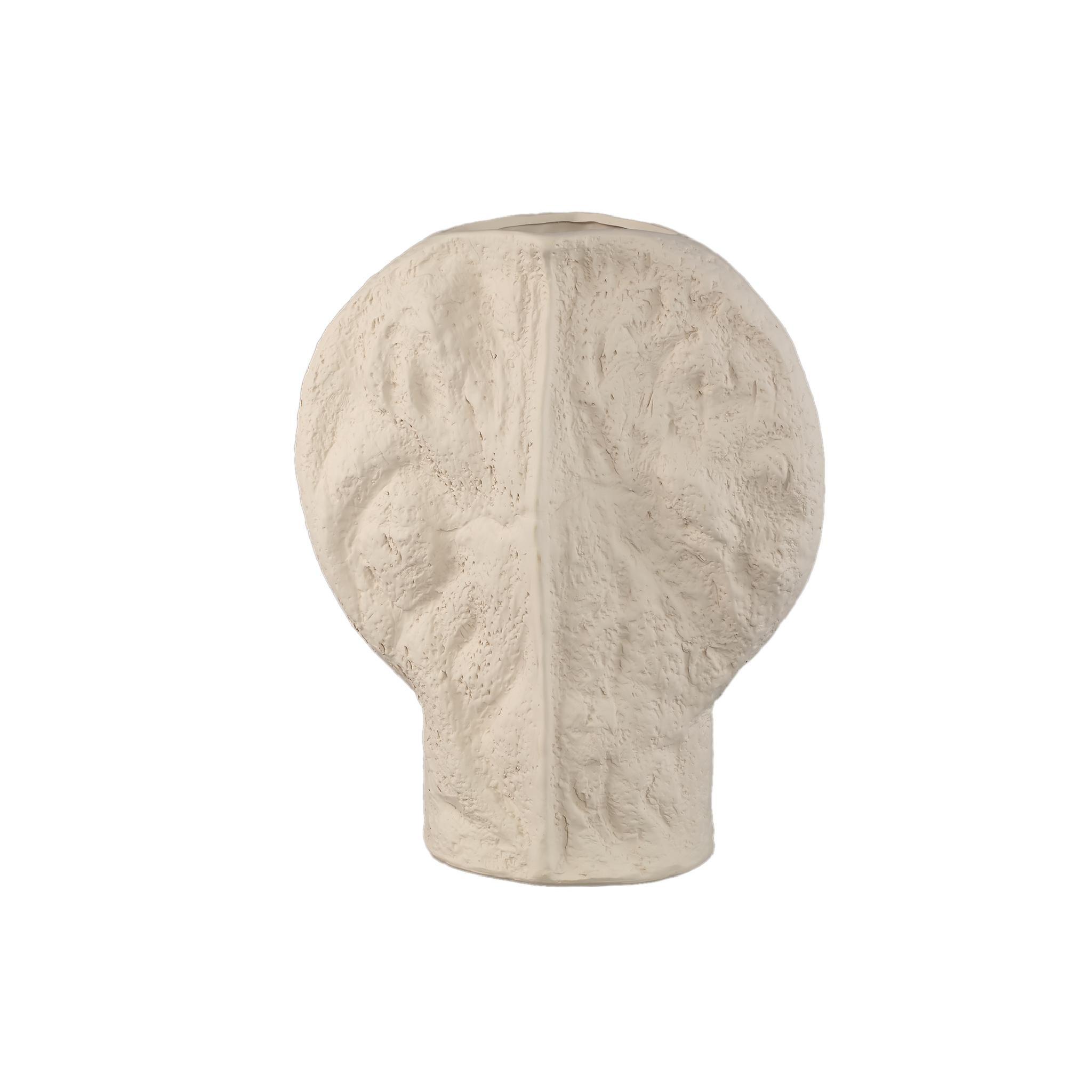 VASE Linos Taupe 43/14/50cm - Taupe, Keramik (50cm) - PTMD Collection