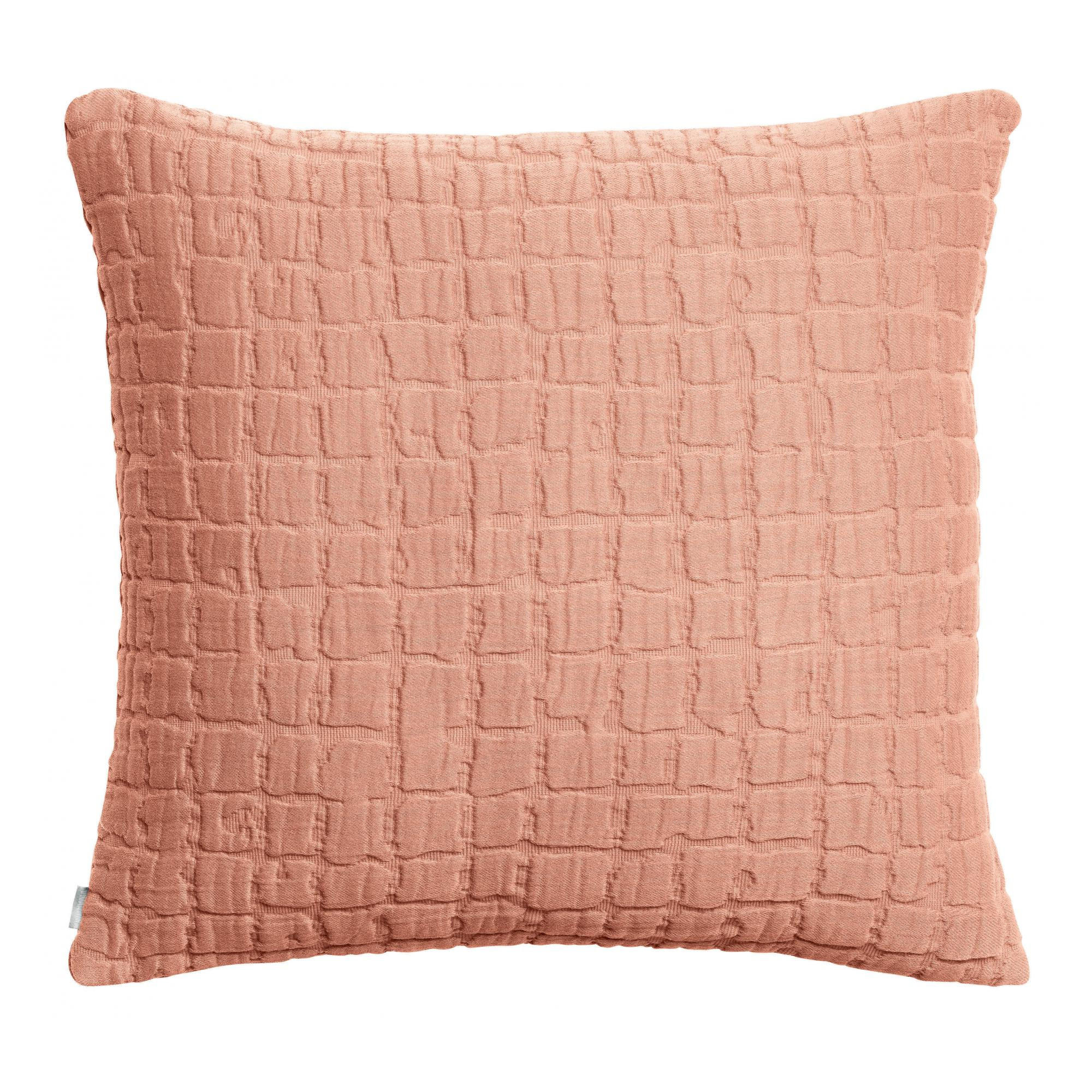 KISSEN Swami tonfarben 45 x 45 cm - Dunkelbraun, Textil (45/45cm) - Vivaraise