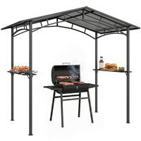 PAVILLON Schwarz 1 Stück - Schwarz, Metall (149/230/246cm) - GiPP