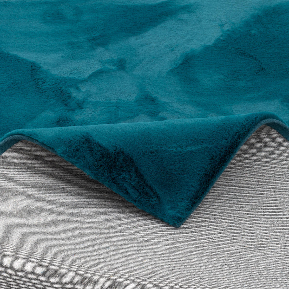 FELLTEPPICH LUXUS SUPER SOFT PLUSH - Petrol, Textil (120/170cm) - Pergamon
