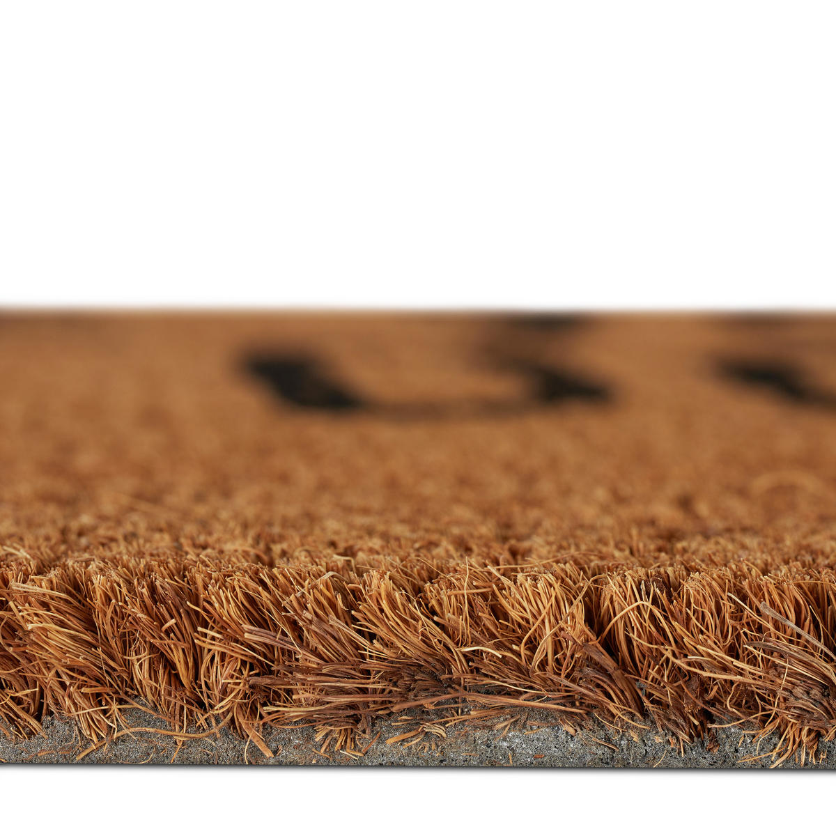 FUSSMATTE - Hellbraun, Kunststoff/Textil (60/40cm) - Relaxdays
