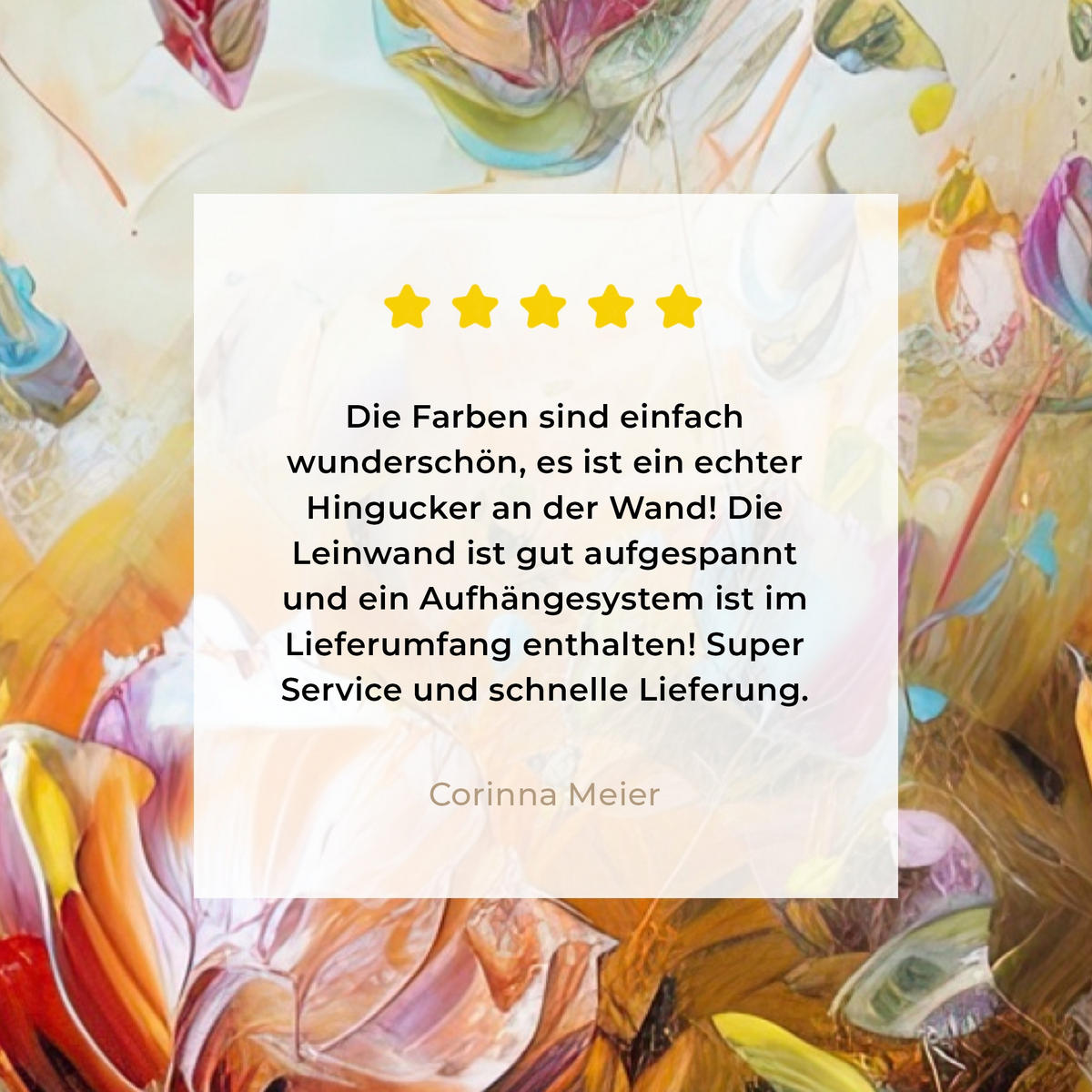 LEINWANDBILD Blumen - Kunst - Natur - Ölgemälde 60x90 cm - Multicolor, Textil (60/90cm) - MuchoWow