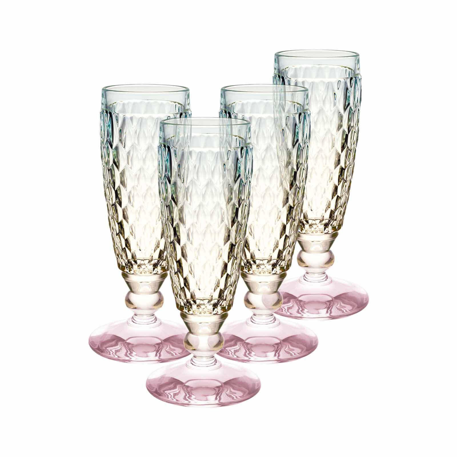 SEKTGLÄSER Boston Pearl bunt 120 ml 4er Set - Multicolor, Glas (0.12L) - Villeroy & Boch