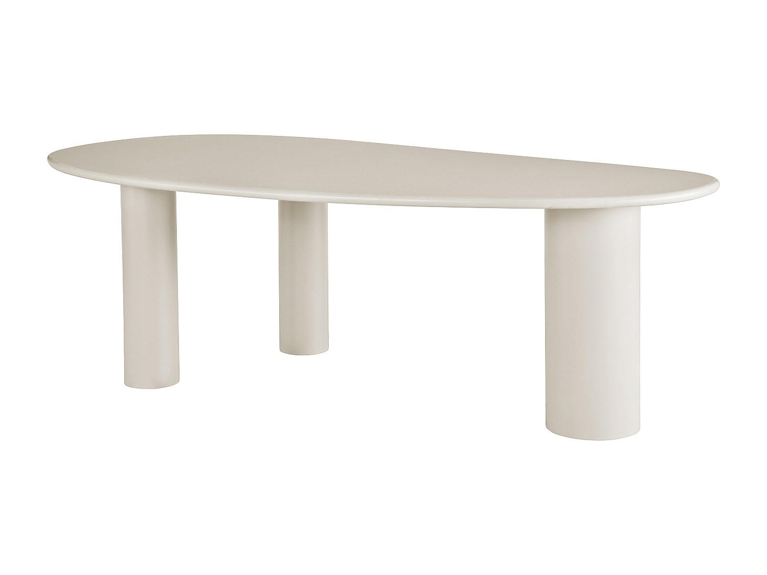 TISCH ohne Ausziehfunktion - 8 -Sitzer - MDF - beige - OLASKO - Beige, Holz (118/229/76cm) - Vente-Unique