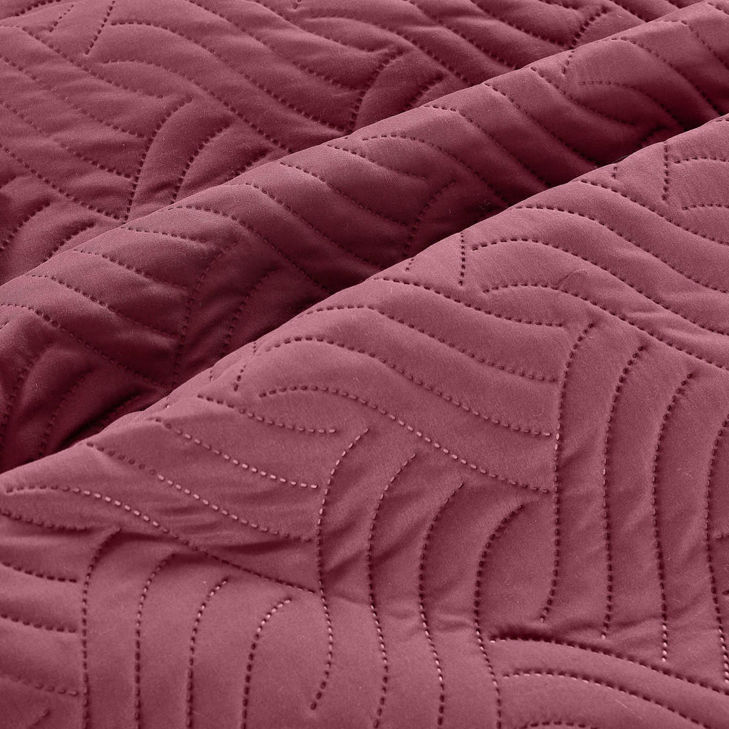 Thumbnail - wometo Tagesdecke, Pink, Textil, 220x240 cm, Oeko-Tex®, Schlaftextilien, Bettwäsche, Tagesdecken