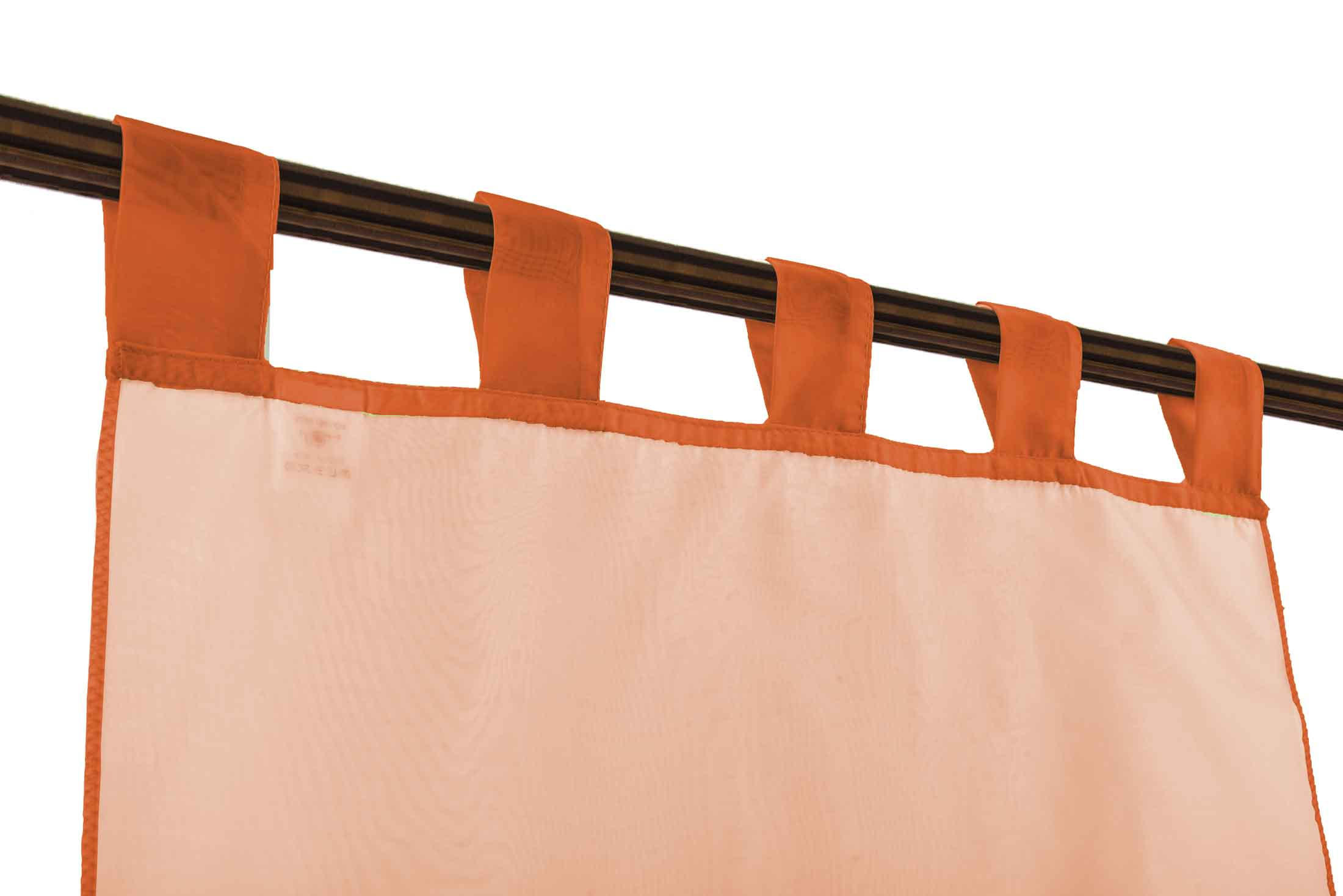 SCHEIBENGARDINE GERA 90x60 cm Terrakotta - Terra cotta, Textil (60/90cm) - Gardinenbox