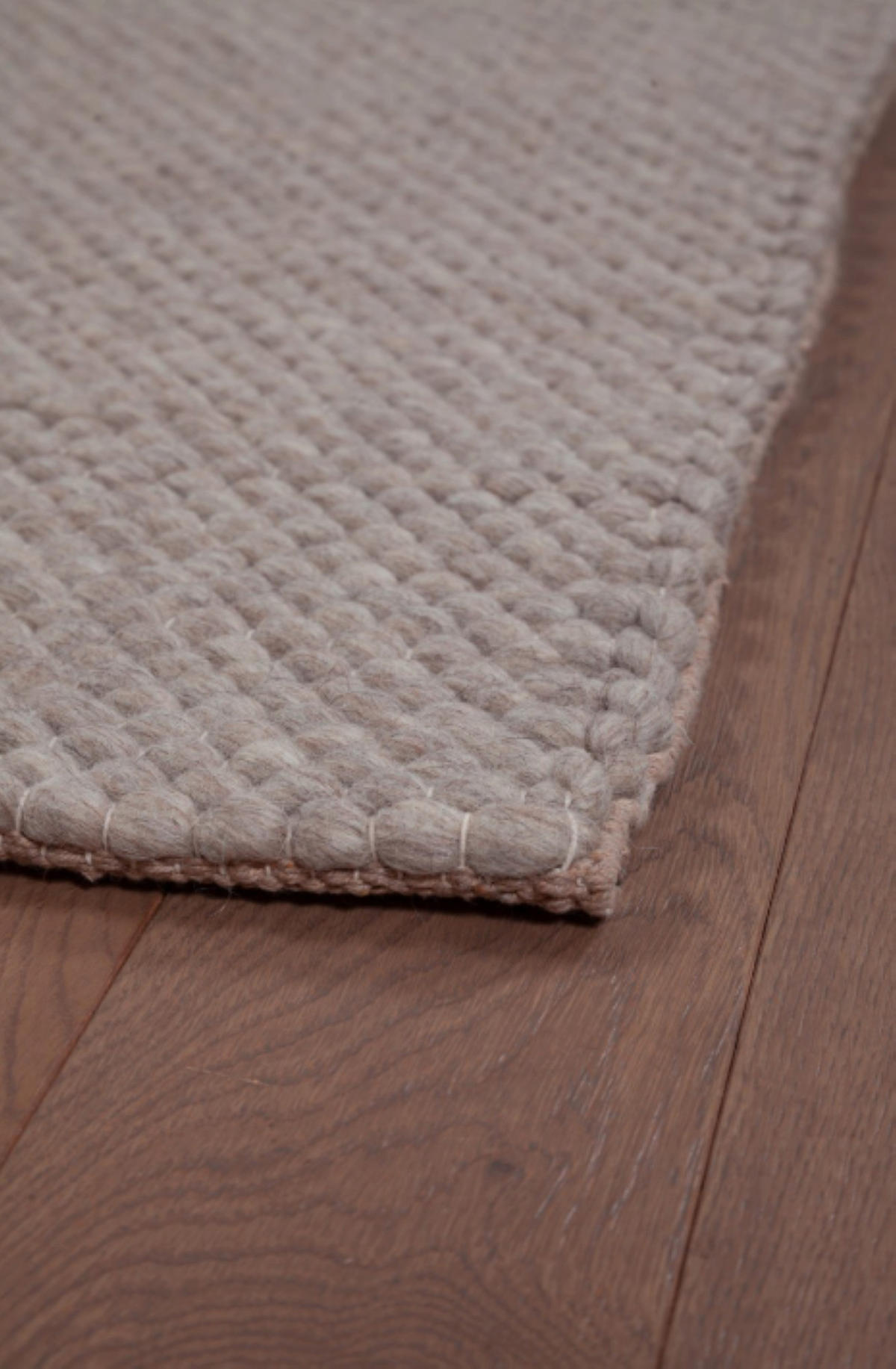 TEPPICH Wohn-/Schlafzimmer handgewebt Wolle PATSY Beige 160x230 cm - Beige, Naturmaterialien (160/230cm) - Novatrend