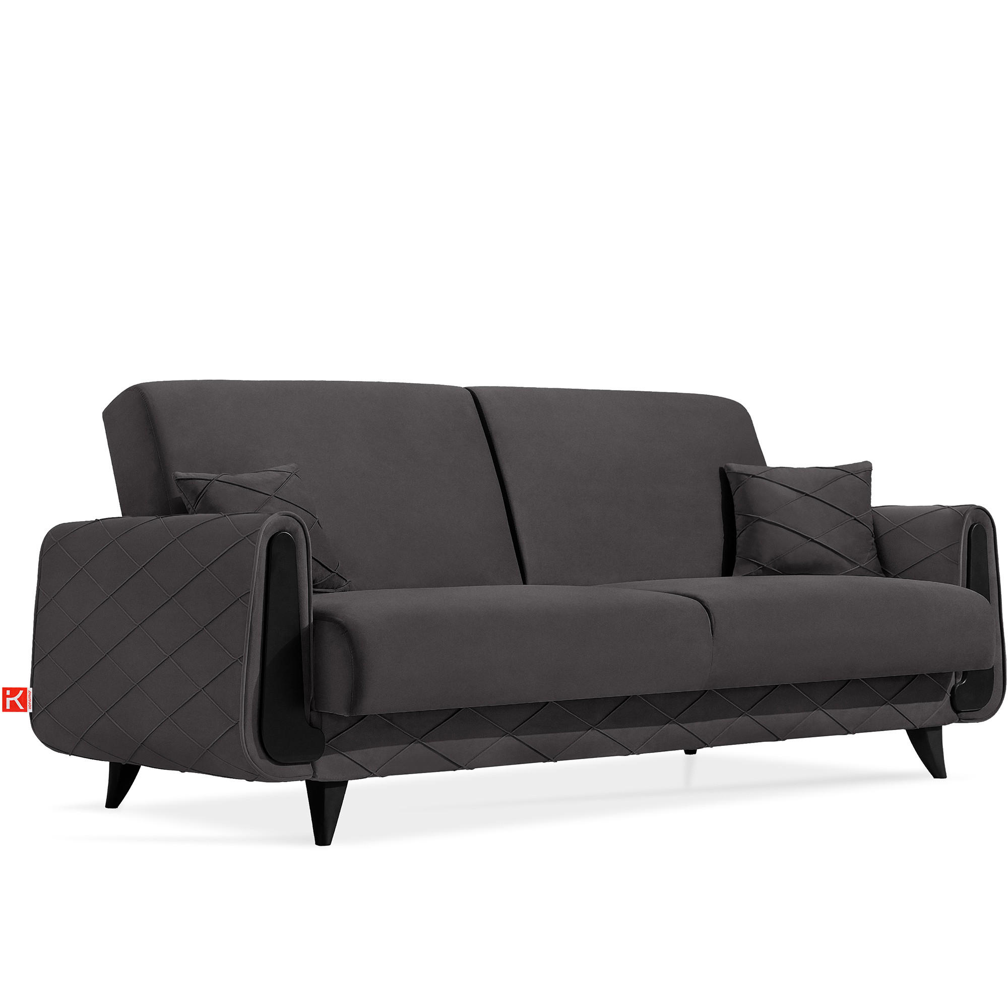 Konsimo® 3-Sitzer-Sofa Graphit 230x98x98 cm