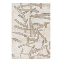 TEPPICH Dune Meditation Kanji 240/340 cm - Weiß, Kunststoff/Textil (240/340cm) - Louis De Poortere