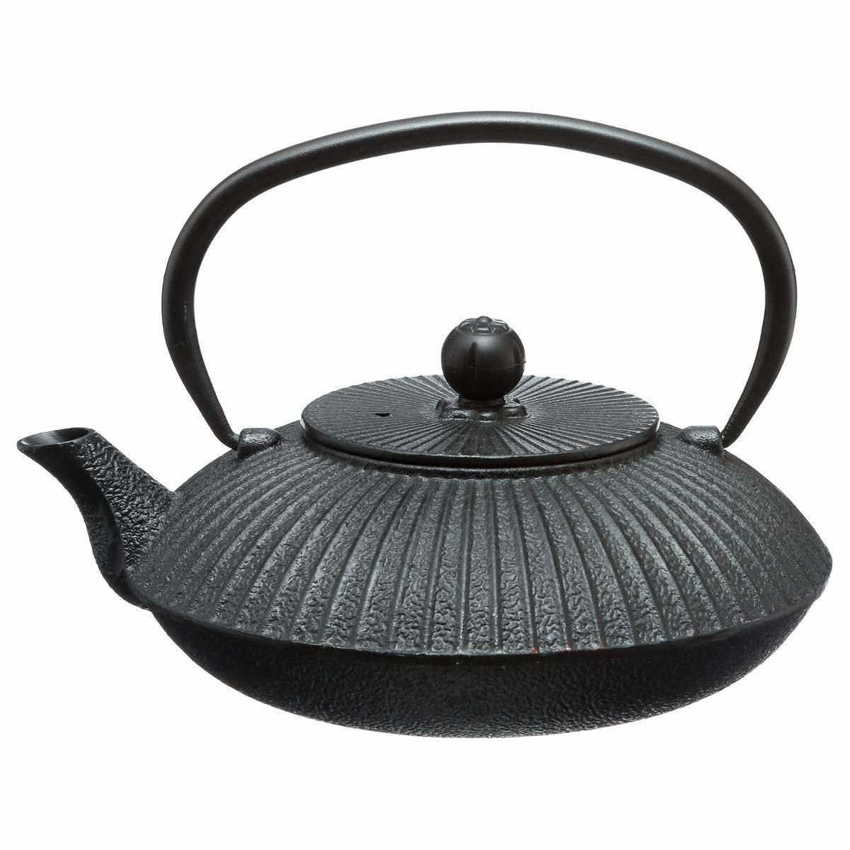 TEEKANNE aus Gusseisen Schwarz 800 ml 20/18/9,5 cm - Schwarz, Keramik (0.8L) - Secret de Gourmet