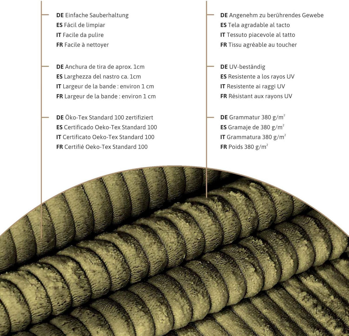 SITZSACK CUBE Dark Olive - Olivgrün, Textil (60/60/60cm) - Dreamroots