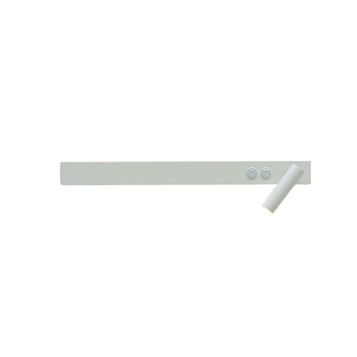 WANDLEUCHTE Stanli, Weiß, 45cm - Weiß, Metall (45/45/45cm) - KOSILUM