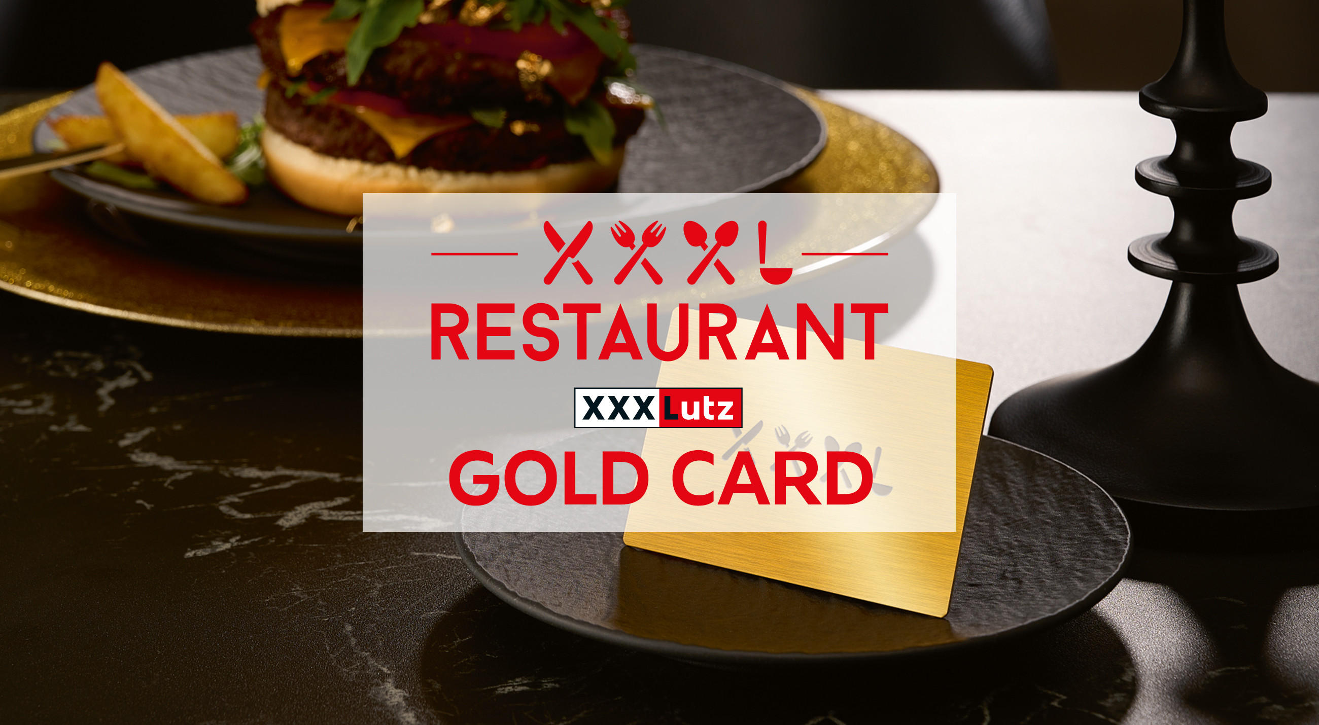 Gewinnspiel XXXLutz Restaurant Gold Card
