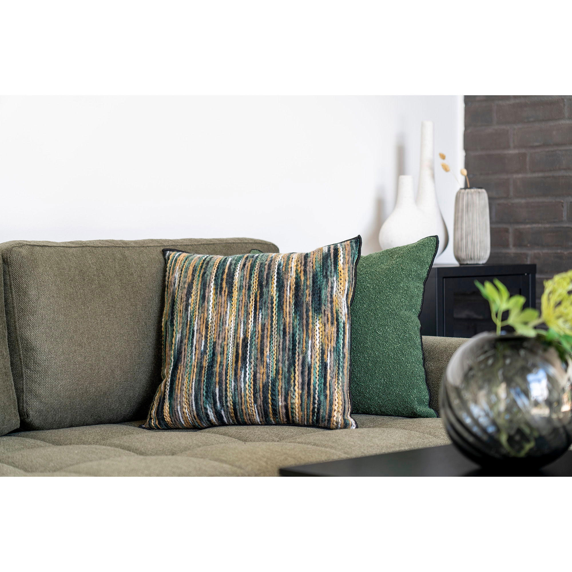 KISSEN Geelong Vorderseite: 50% Polyester, 50% Acryl, Rückseite: - Naturfarben, Textil (45/45cm) - tinkaro