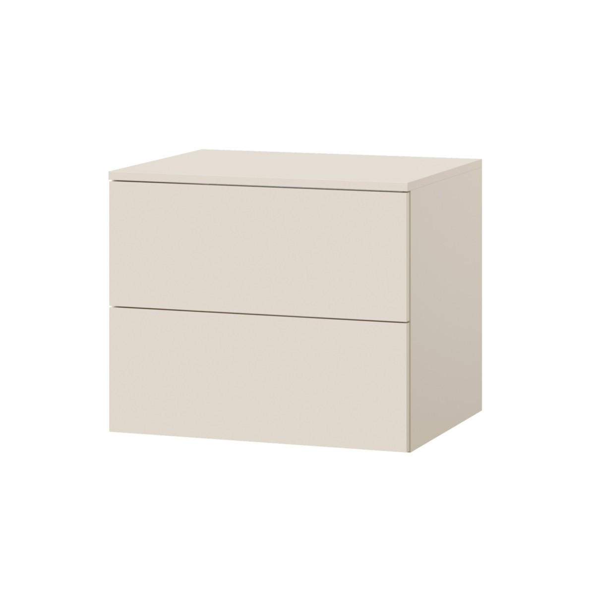 WASCHTISCHUNTERSCHRANK Color 2S 60 Macadamia - Beige, Holzwerkstoff (60/50/45cm) - mzm24