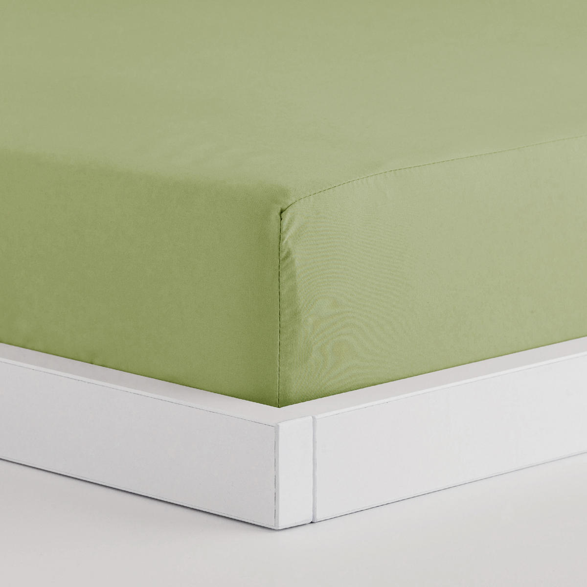 SPANNBETTTUCH Micros - Grün, Textil (180/200cm) - home&you