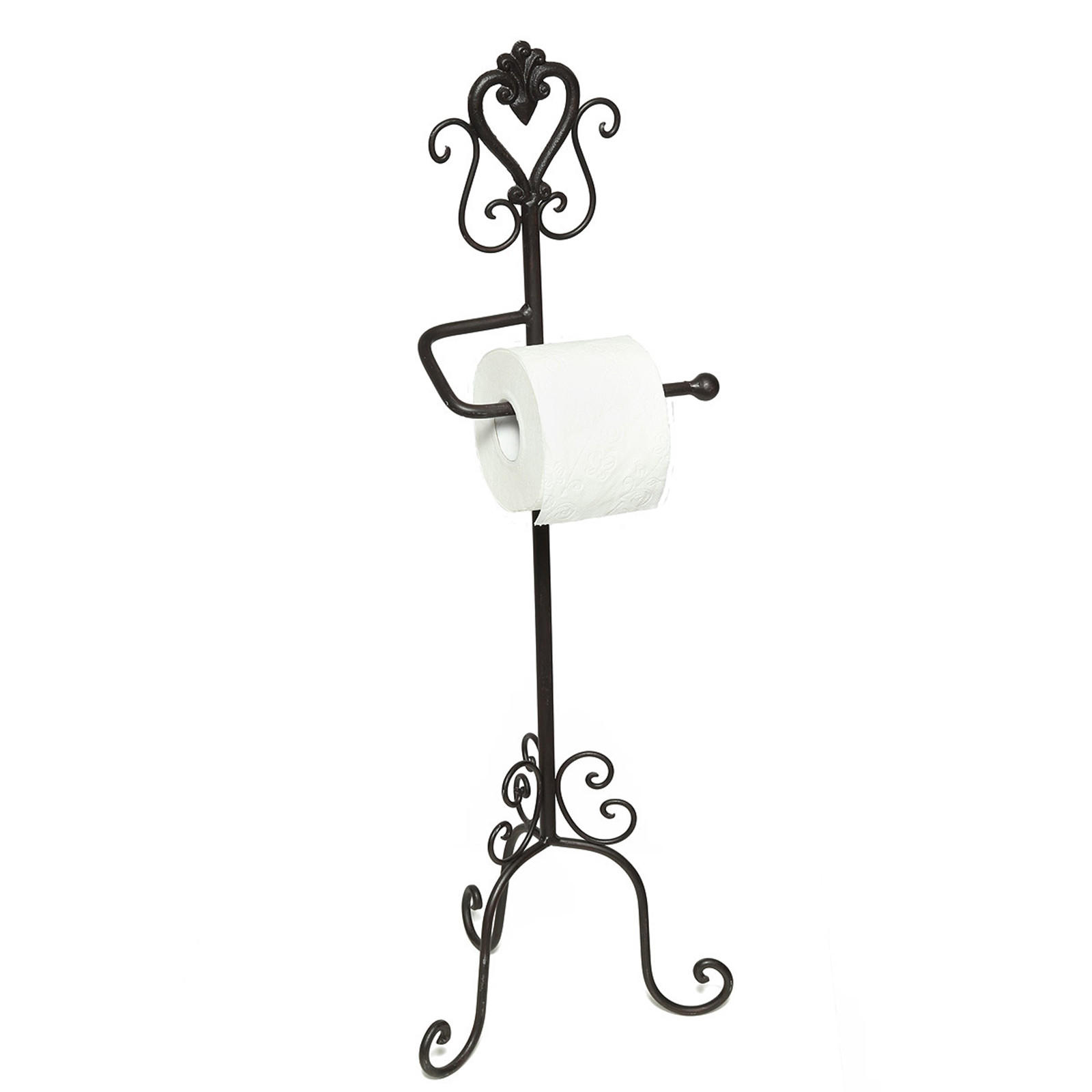 TOILETTENPAPIERSTÄNDER SERVANT Metall schwarz - Schwarz, Metall (26/78/26cm) - DESIGN DELIGHTS