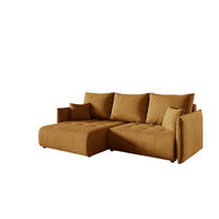 ECKSOFA Canio - Gelb, Holzwerkstoff/Textil (221/153cm) - Fun Möbel