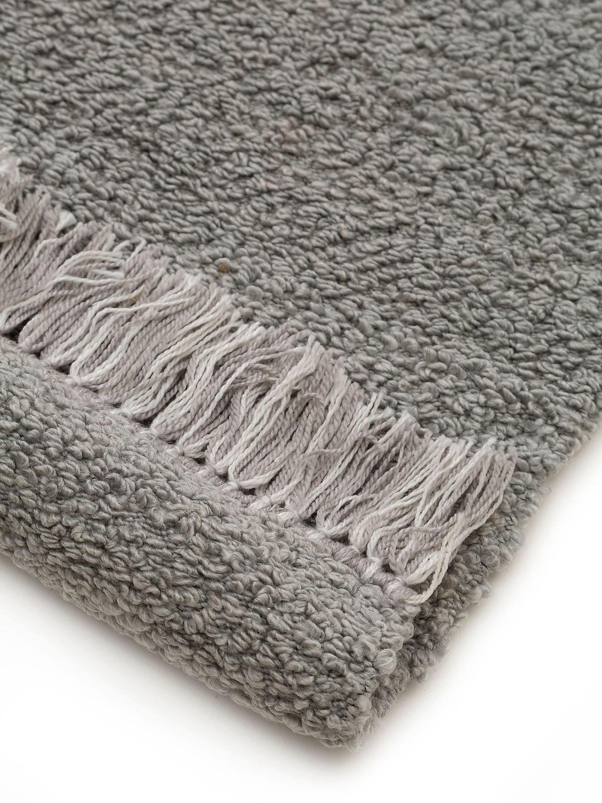 WENDETEPPICH Eddy Hellgrau 120x170 cm - Hellgrau, Textil (120/170cm) - benuta Nest