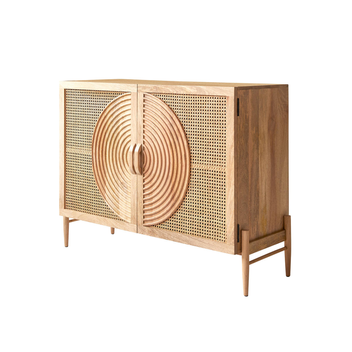 SIDEBOARD Sina Natur aus Mango - Naturfarben, Holz (114/90/46cm) - Tikamoon