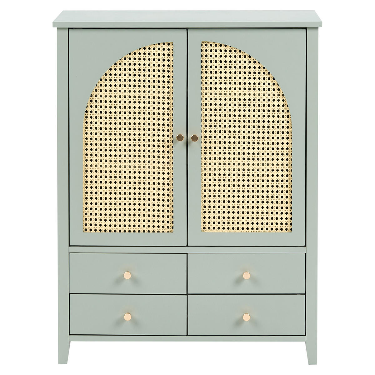 DULAP DE PANTOFI verde mentă Bendigo - verde mentă/verde, compozit lemnos (70/91/34cm) - Beliani