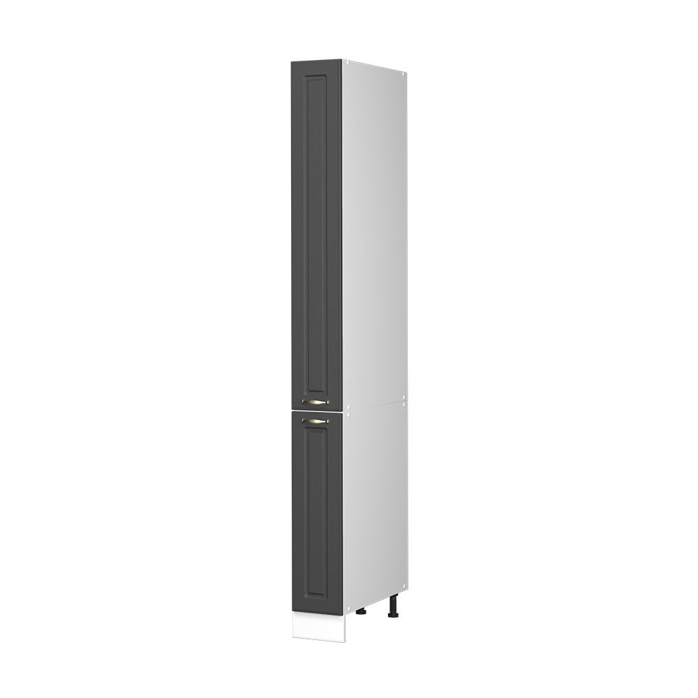 APOTEKARSKÅP Fame-Line, Herrgård i antracitguld/Vit, 20 cm Antracit, Vit 206.8/20/58.1 cm