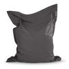 RIESEN-SITZSACK "Square" 140x180cm 380 L - Anthrazit, Textil (140/25/180cm) - Green Bean