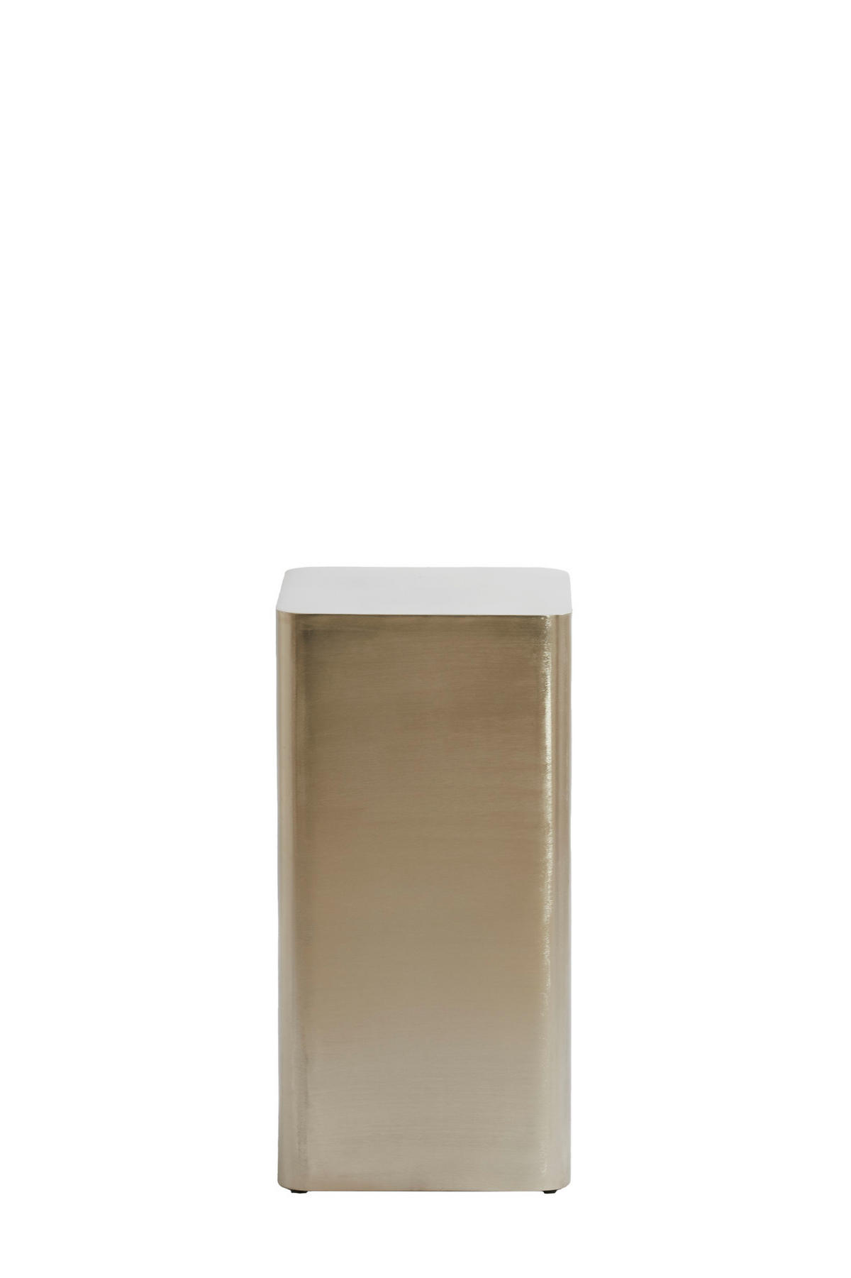 SÄULE Alurio Silber 30,5/30,5/60 cm - Silberfarben, Metall (30.5/30.5/60cm) - Light & Living