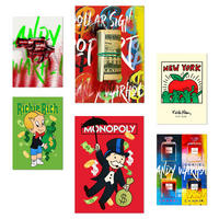 POSTER Set Mit 6 Ikonischer Andy Warhol New York Dollar A3 & A4 Rahmenlos - Klar, Papier (29/3cm) - Nacnic