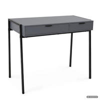 SCHREIBTISCH ZENTIA 100 cm Graphit - Graphitfarben/Schwarz, Holzwerkstoff (100/45/80.5cm) - Akord