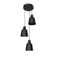 HÄNGELEUCHTE - Schwarz Hochglanz, Metall (35/35/22cm) - Lumicom