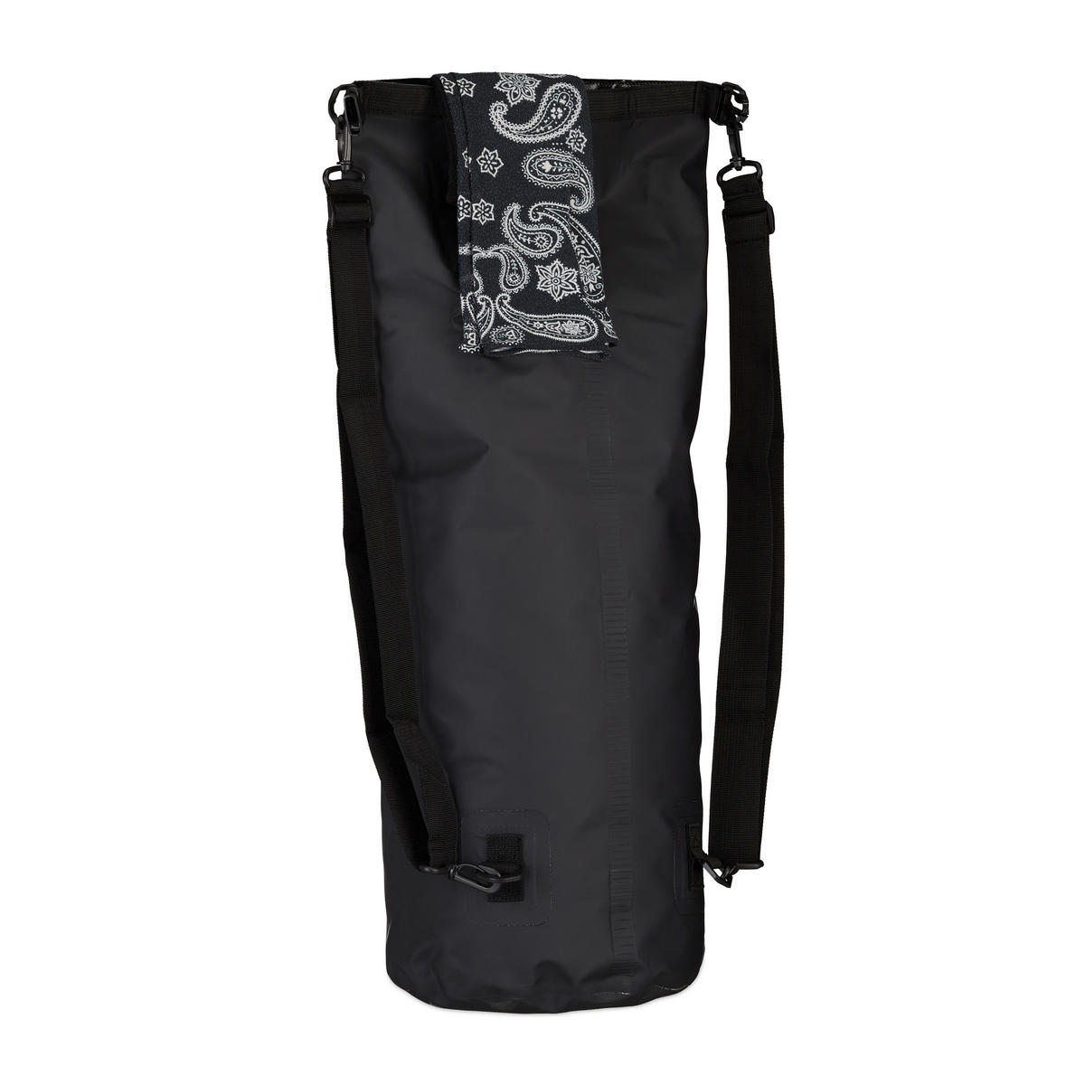 OCEAN Pack - Schwarz, Kunststoff (38/72/0.5cm) - Relaxdays