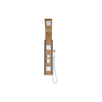 DUSCHSÄULE - 22 cmcm x 22 cmcm - Holz, Platte - Naturfarben Hell - DALIMA - Naturfarben, Holz (22/145/22cm) - Vente-Unique
