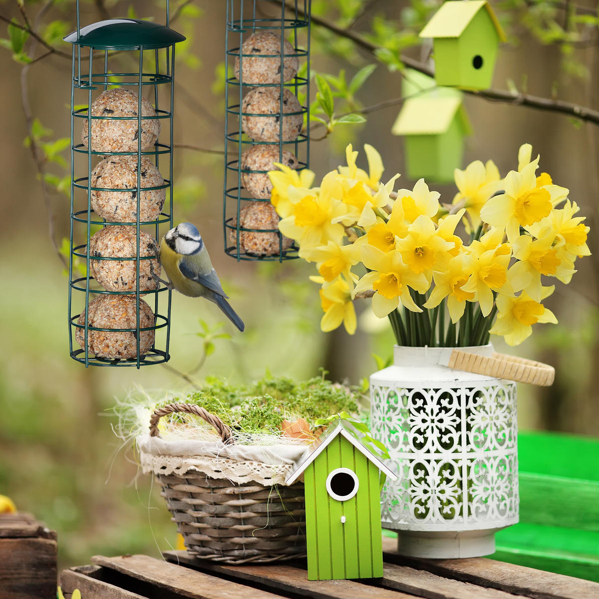 2XMEISENKNÖDELHALTER - Dunkelgrün, Kunststoff/Metall (8.5/31/8.5cm) - Relaxdays