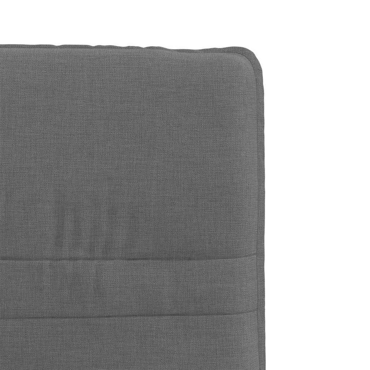 ESSZIMMERSTÜHLE 2 Stk. Dunkelgrau Stoff 45*54*86cm - Dunkelgrau, Metall (45/86/54cm) - ZMH