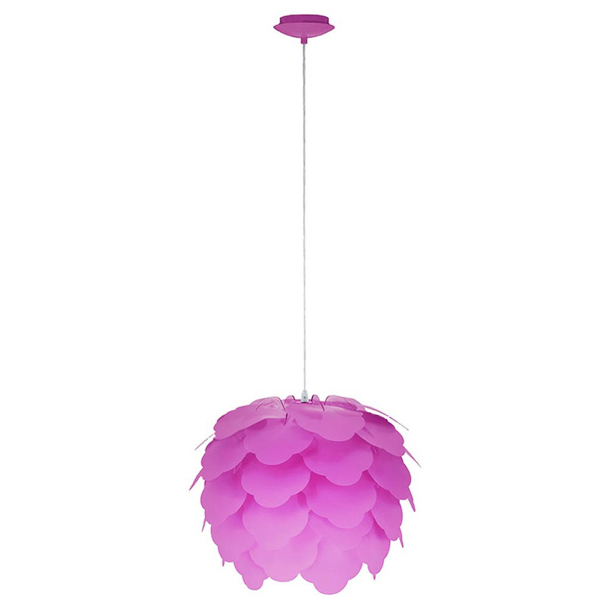 LED HÄNGELEUCHTE FILETTA Stahl Lila - Lila, Metall (42/42/110cm)