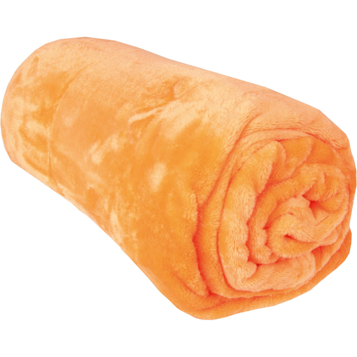 KUSCHELDECKE "Celina" Orange 220x240 cm - Orange, Textil (220/240cm)
