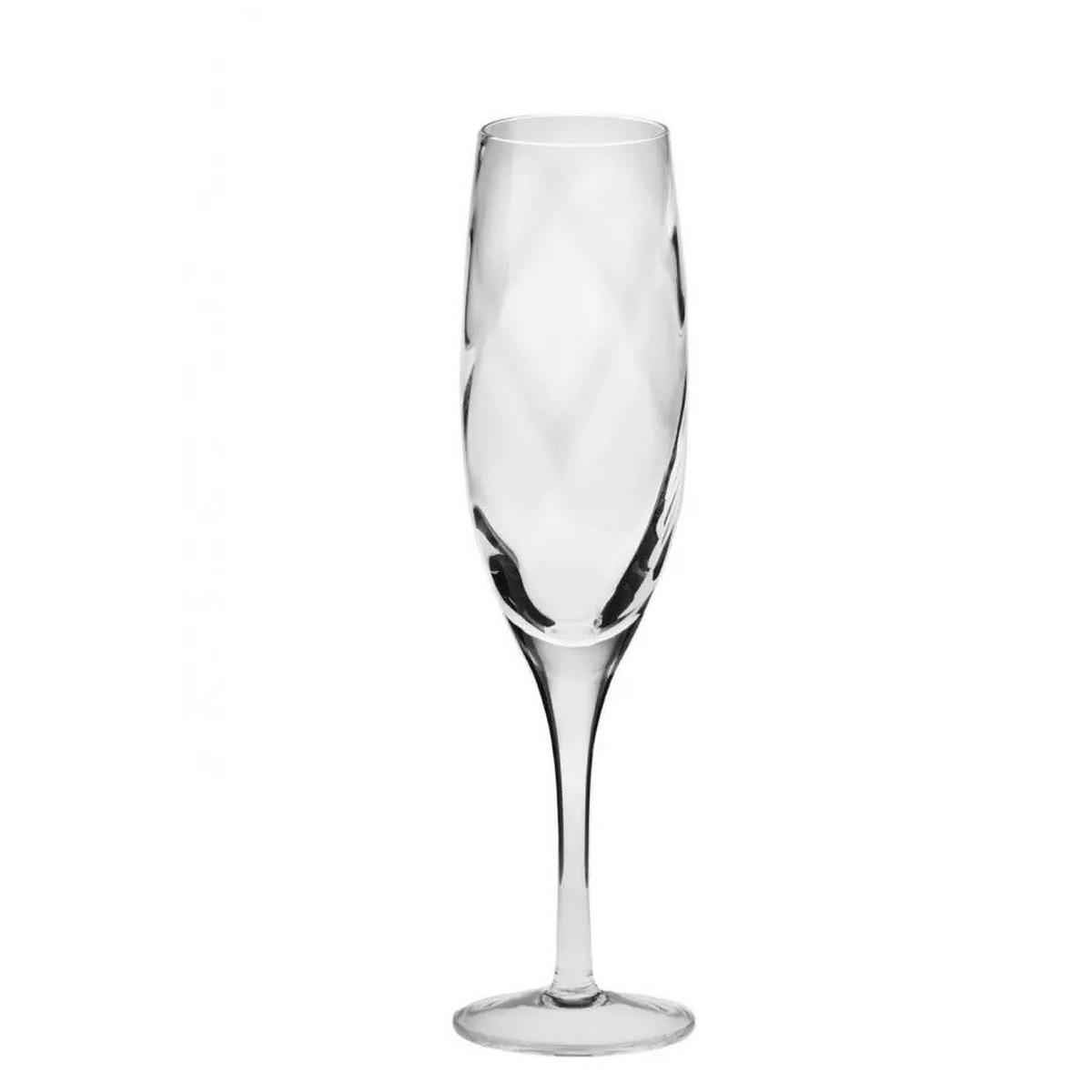 SEKTGLÄSER ROMANCE, 6ER-SET, 170 ML, HANDGEFERTIGT - Transparent, Glas (0.17L) - Krosno Glass