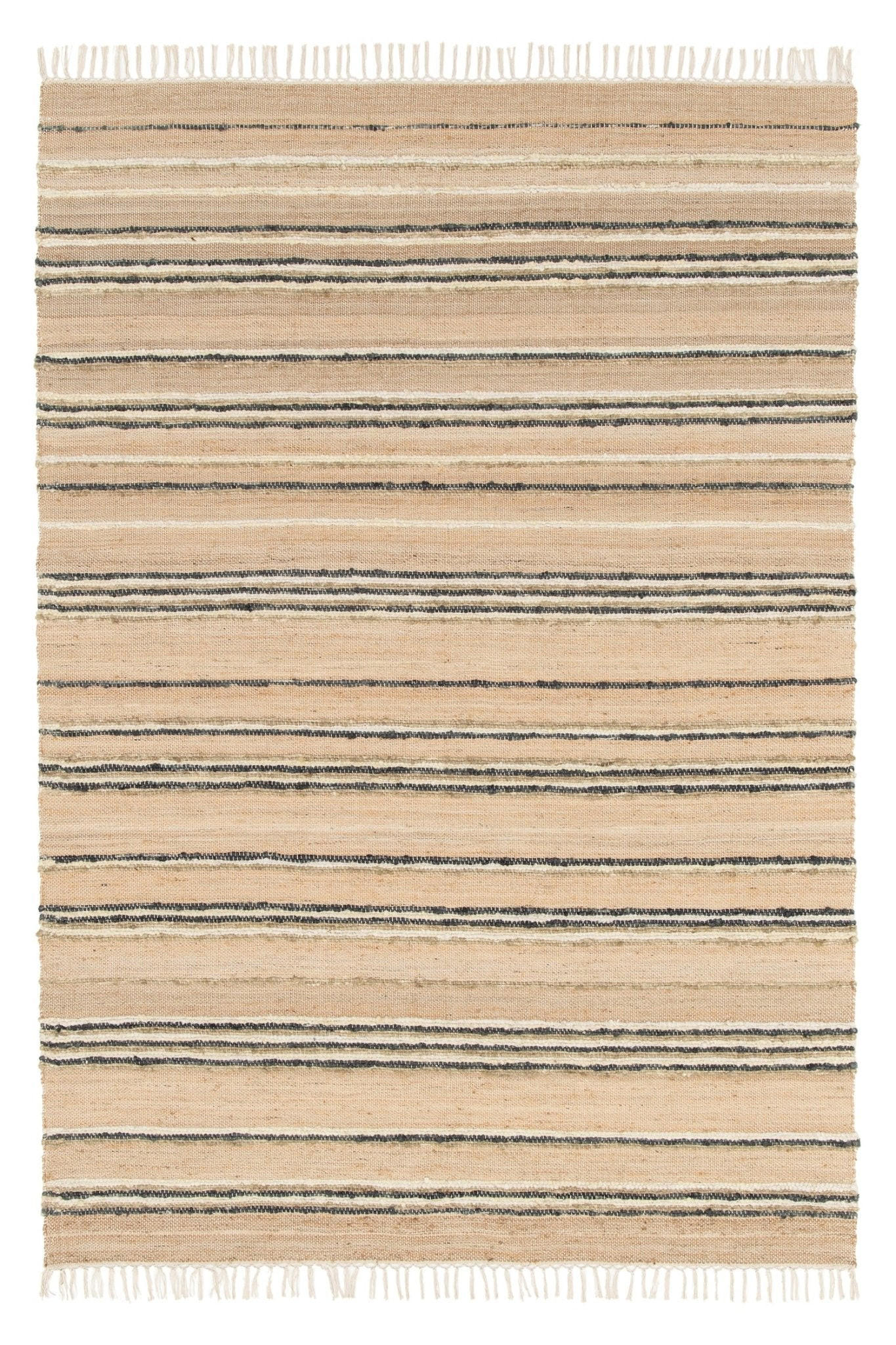 TEPPICH handgefertigt Naturmaterialien beige - Beige, Naturmaterialien (160/230cm) - AFK Living