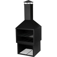 GRILL 118 cm - Schwarz, Metall (44/118/44cm)