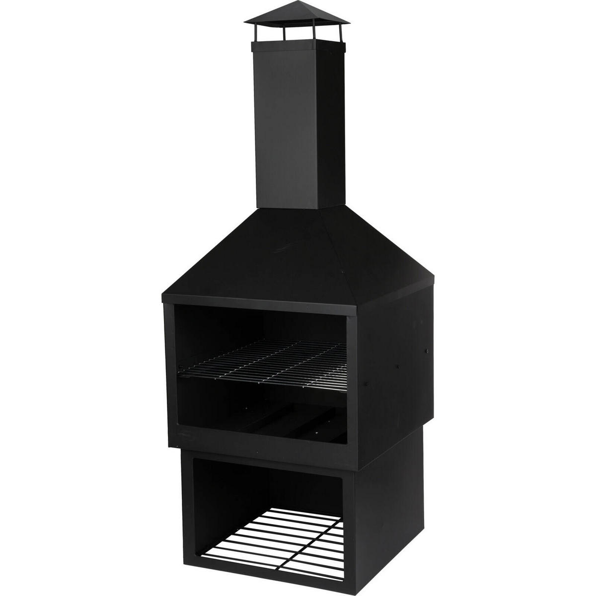 GRILL 118 cm - Schwarz, Metall (44/118/44cm)