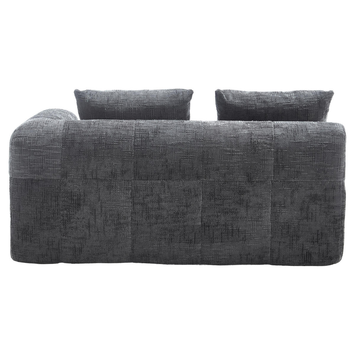 2-MIESTNA POHOVKA 158/90/60 cm Sivá - sivá, textil (90/60/158cm)