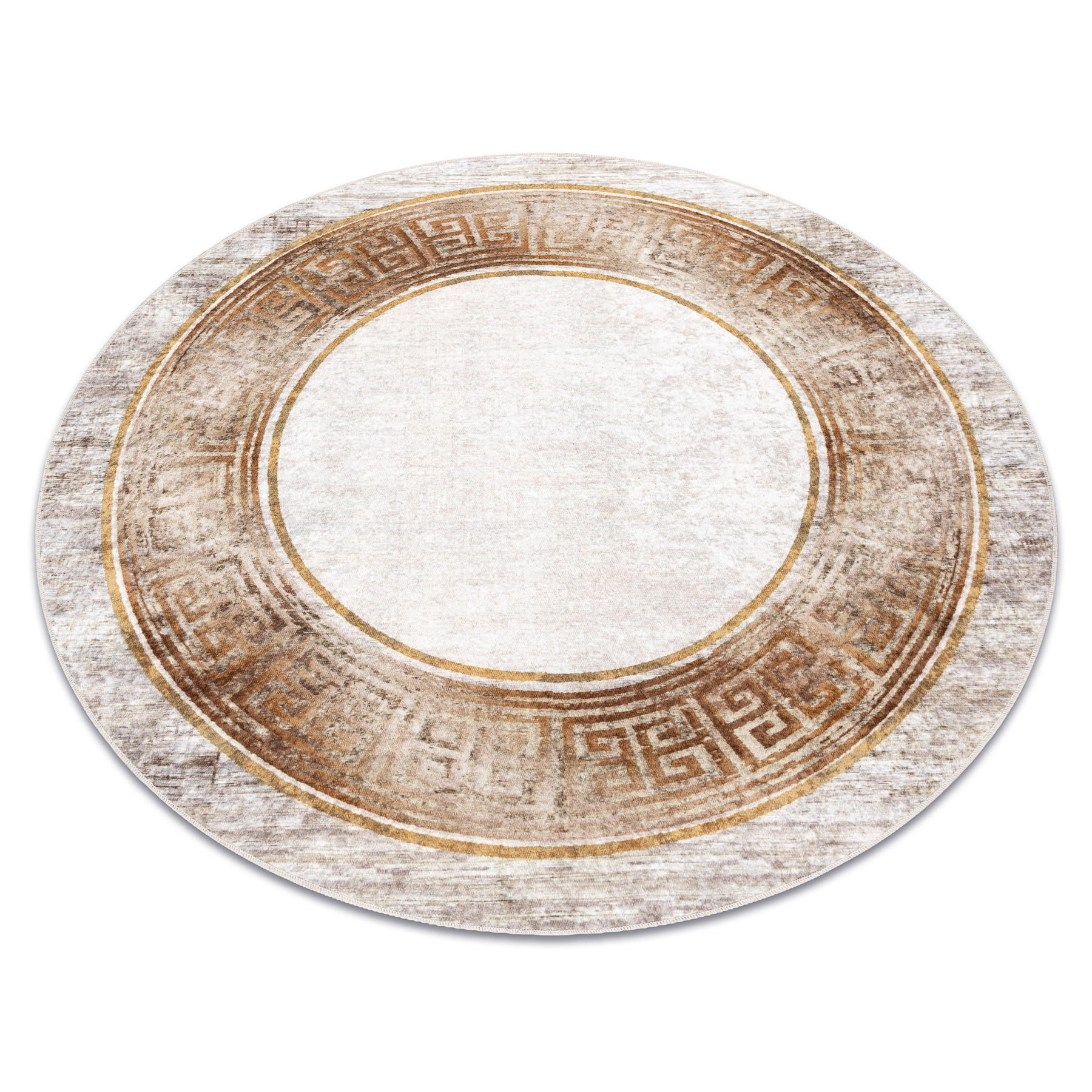 TEPPICH Miro 200 cm - Beige, Textil (200/200cm) - rugsX